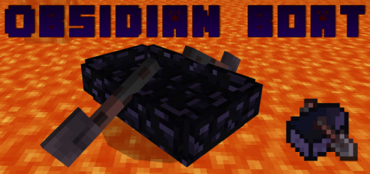 Obsidian Boat Minecraft addon