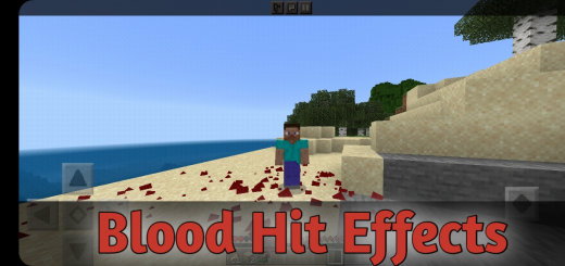 Blood Hit Effects Minecraft texture pack