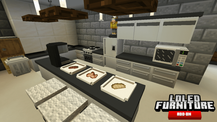 Loled furniture Minecraft addon