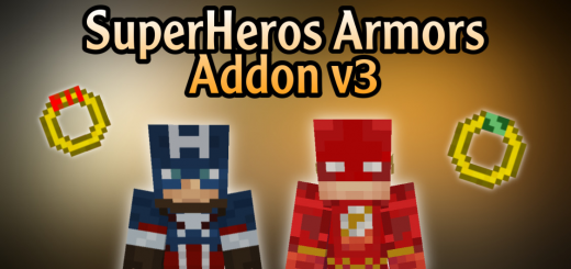 SuperHeroes Armors Minecraft addon