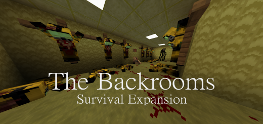 The Backrooms Survival Expansion Minecraft addon