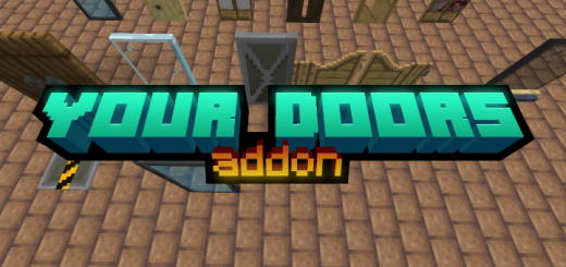 Animated doors Minecraft addon
