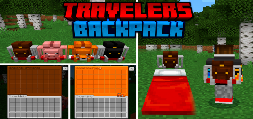 Bedrock Travelers Backpack Minecraft addon