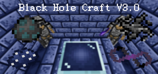 Black Hole Craft Minecraft addon