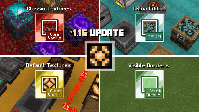 Clear Vanilla Minecraft texture pack