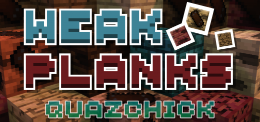 Weak Planks Minecraft addon