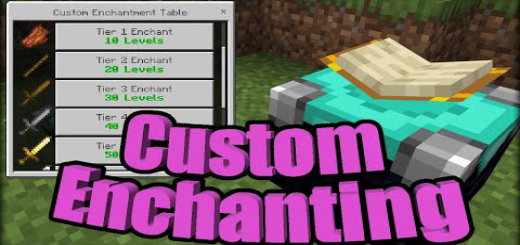 Custom Enchanting Minecraft addon