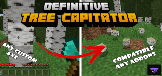 Definitive Tree Capitator Minecraft addon