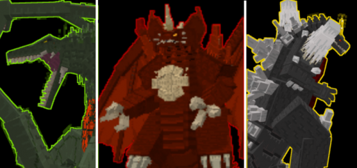 Godzilla Greatest Enemies Minecraft addon