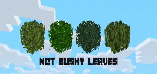 Not Bushy Leaves Minecraft texture pack