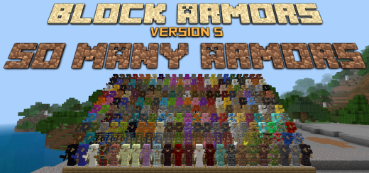 Block Armor Addon Minecraft addon