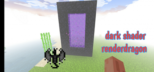 Dark Dhader RenderDragon Minecraft shader