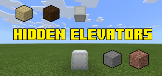 Hidden Elevators Minecraft addon