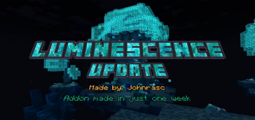 Luminescence Update Minecraft addon