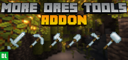 More Ores Tools Minecraft addon