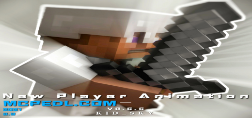 New Player Animation Minecraft texture pack
