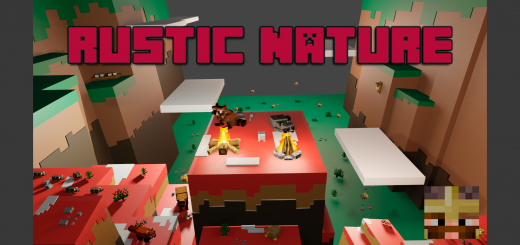 Rustic nature Minecraft addon
