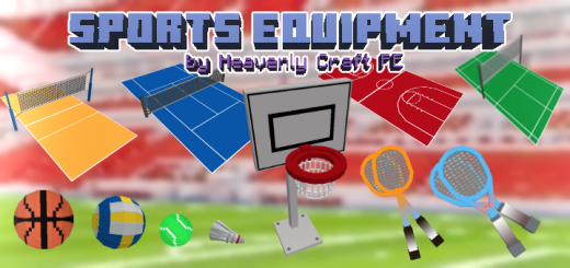 Sports Equipment Addon Minecraft addon