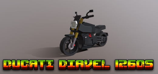 Ducati Diavel 1260s Minecraft addon