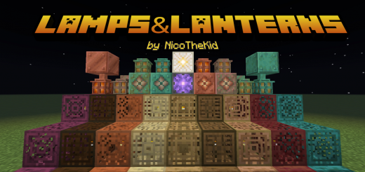 Lamps and Lanterns Minecraft addon