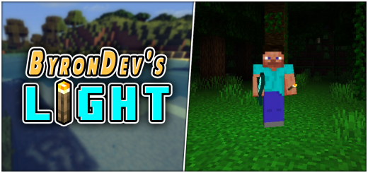 Left Hand Torch and Dynamic Light Minecraft addon