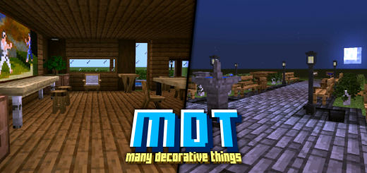 Many Decorative things Minecraft addon