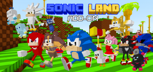 Sonic Land add-on Minecraft addon