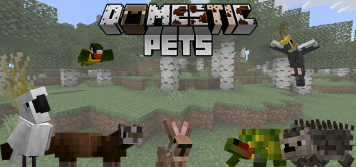 Domestic Pets Minecraft addon