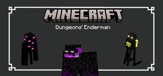 Dungeons Enderman Minecraft texture pack