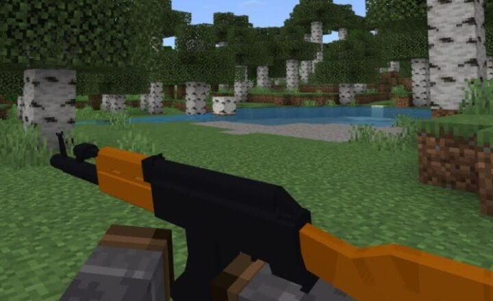 Modern Gun 3D Minecraft addon
