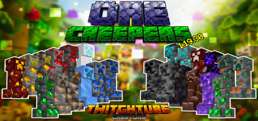 Ore Creepers Minecraft addon