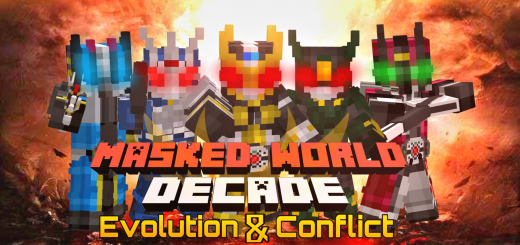 Masked World Decade Minecraft addon