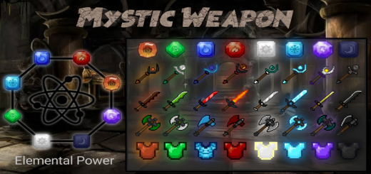 Mystic weapon Minecraft addon