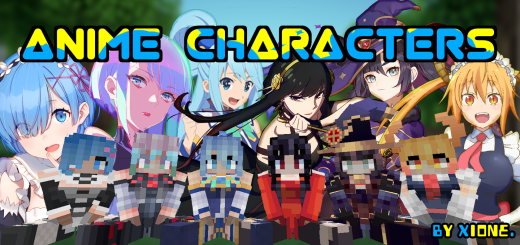 Anime Characters Minecraft addon