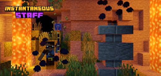 Instantaneous Staff Minecraft addon