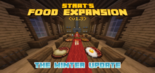 Strats Food expansion Minecraft addon