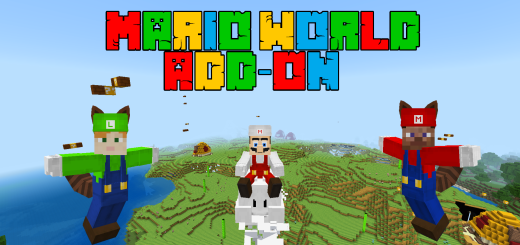 Mario World Minecraft addon