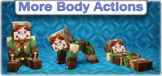 More Body Actions Minecraft texture pack