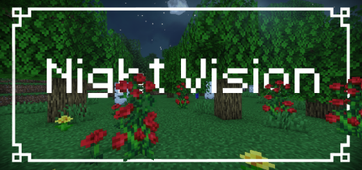Night Vision Minecraft addon