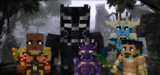 Black Panther Wakanda Forever Minecraft addon