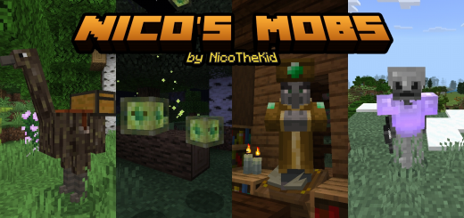Nico's mobs Minecraft addon