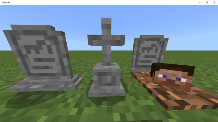 Player graves Minecraft addon