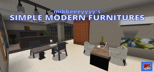 Simple Modern Furniture Minecraft addon
