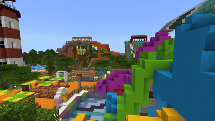 Blazer Water park Minecraft map
