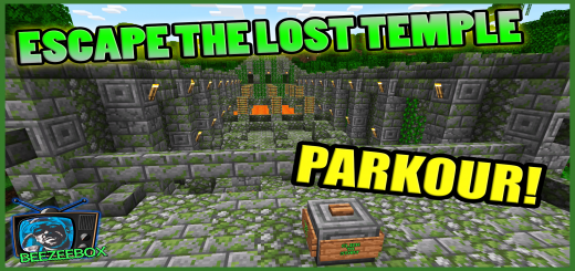 Escape the Lost Temple Minecraft map