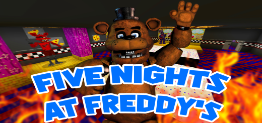 Five Nights at Freddy's Modded Map Minecraft map