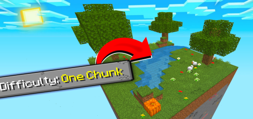 Minecraft, But There Is Only One Chunk Minecraft map