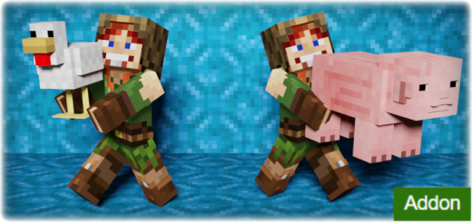 Pick up and carry Minecraft addon