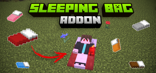Sleeping Bag addon Minecraft addon