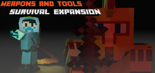 Weapons And Tools Minecraft addon